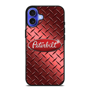 PETERBILT LOGO RED METAL iPhone 16 Case