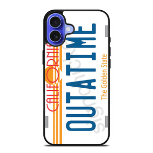 PLATE LICENSE CALIFORNIA iPhone 16 Case PLATE LICENSE CALIFORNIA iPhone 16 Case