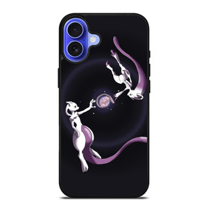 POKEMON MEWTWO MEW ART iPhone 16 Case