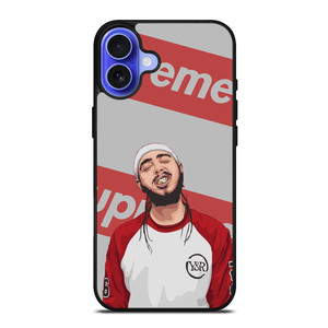 POST MALONE SUPREME iPhone 16 Case POST MALONE SUPREME iPhone 16 Case