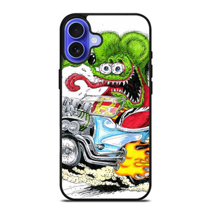 RAT FINK HOT ROD iPhone 16 Case RAT FINK HOT ROD iPhone 16 Case