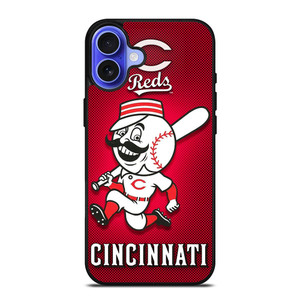 REDS CINCINNATI LOGO ICON iPhone 16 Case