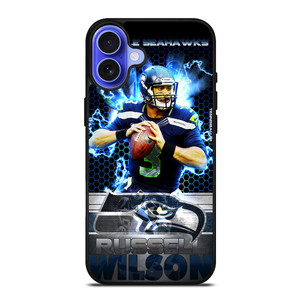 RUSSELL WILSON SEATTLE SEAHAWKS NFL iPhone 16 Case RUSSELL WILSON SEATTLE SEAHAWKS NFL iPhone 16 Case