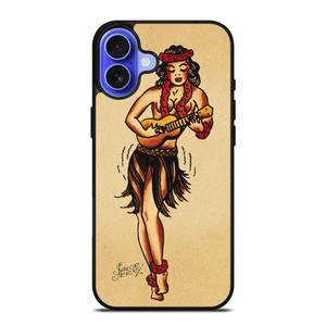 SAILOR JERRY TATTOO HAWAII iPhone 16 Case SAILOR JERRY TATTOO HAWAII iPhone 16 Case