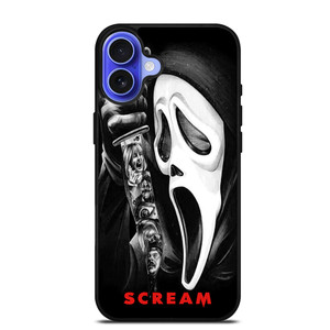 SCREAM HORROR MOVIE iPhone 16 Case SCREAM HORROR MOVIE iPhone 16 Case