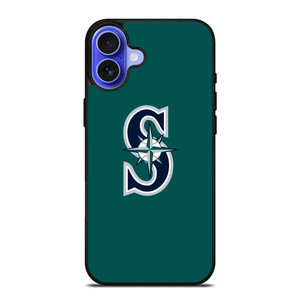 SEATTLE MARINERS LOGO GREEN iPhone 16 Case SEATTLE MARINERS LOGO GREEN iPhone 16 Case