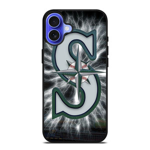 SEATTLE MARINERS MLB LOGO iPhone 16 Case
