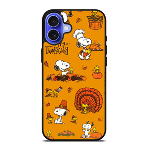 SNOOPY THE PEANUTS HAPPY THANKSGIVING iPhone 16 Case SNOOPY THE PEANUTS HAPPY THANKSGIVING iPhone 16 Case