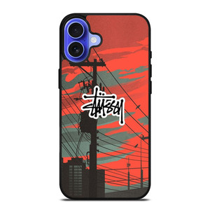 STUSSY LOGO METRO CITY iPhone 16 Case STUSSY LOGO METRO CITY iPhone 16 Case