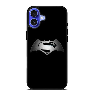 SUPERHEROES SUPERMAN VS BATMAN ICON iPhone 16 Case SUPERHEROES SUPERMAN VS BATMAN ICON iPhone 16 Case