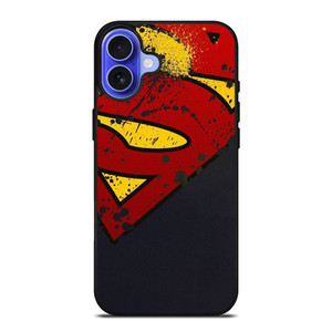 SUPERMAN LOGO BRUSH iPhone 16 Case SUPERMAN LOGO BRUSH iPhone 16 Case