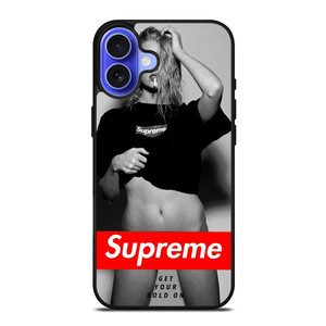 SUPREME GET YOUR BOLD ON iPhone 16 Case SUPREME GET YOUR BOLD ON iPhone 16 Case