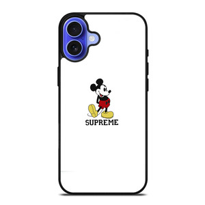 SUPREME LOGO MICKEY MOUSE iPhone 16 Case SUPREME LOGO MICKEY MOUSE iPhone 16 Case