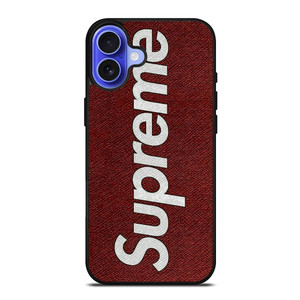 SUPREME LOGO ON CANVAS iPhone 16 Case SUPREME LOGO ON CANVAS iPhone 16 Case