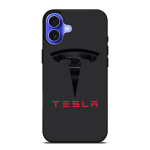 TESLA MOTORS BLACK ICON iPhone 16 Case TESLA MOTORS BLACK ICON iPhone 16 Case