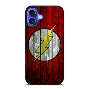 THE FLASH WOODEN iPhone 16 Case THE FLASH WOODEN iPhone 16 Case