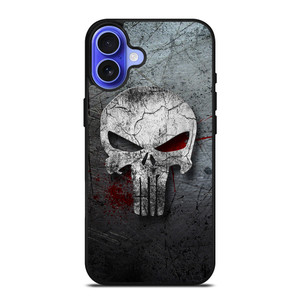 THE PUNISHER SKULL METAL iPhone 16 Case THE PUNISHER SKULL METAL iPhone 16 Case