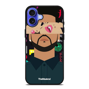 THE WEEKND XO CARTOON iPhone 16 Case THE WEEKND XO CARTOON iPhone 16 Case