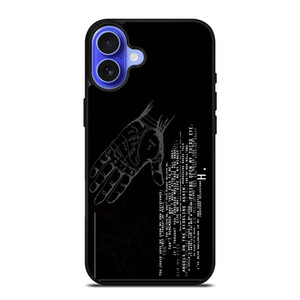TOOL BAND LYRICS iPhone 16 Case TOOL BAND LYRICS iPhone 16 Case