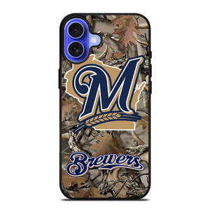 TREE CAMO MILWAUKEE BREWERS MLB iPhone 16 Case TREE CAMO MILWAUKEE BREWERS MLB iPhone 16 Case