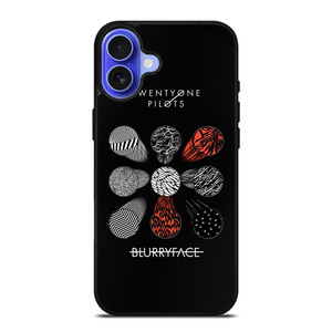 TWENTY ONE PILOTS BLURRYFACE iPhone 16 Case TWENTY ONE PILOTS BLURRYFACE iPhone 16 Case