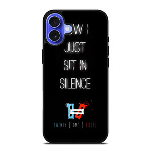 TWENTY ONE PILOTS SIT IN SILENCE iPhone 16 Case TWENTY ONE PILOTS SIT IN SILENCE iPhone 16 Case