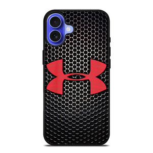 UNDER ARMOUR BLACK SYMBOL RED iPhone 16 Case UNDER ARMOUR BLACK SYMBOL RED iPhone 16 Case