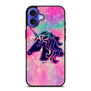 UNICORN HORSE GLITTER iPhone 16 Case UNICORN HORSE GLITTER iPhone 16 Case