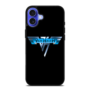 VAN HALLEN GUITAR LOGO EMBLEM iPhone 16 Case VAN HALLEN GUITAR LOGO EMBLEM iPhone 16 Case