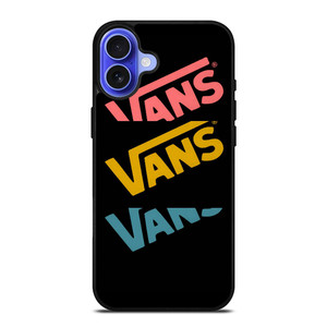 VANS COLOR LOGO COLLAGE iPhone 16 Case VANS COLOR LOGO COLLAGE iPhone 16 Case