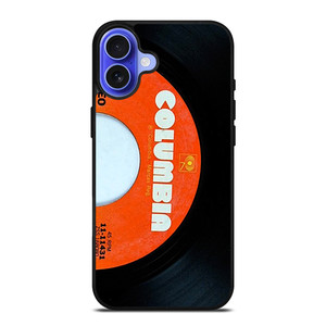 VINYL RECORD BLACK DISK iPhone 16 Case VINYL RECORD BLACK DISK iPhone 16 Case
