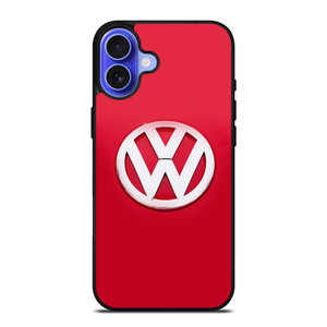 VW VOLKSWAGEN LOGO RED iPhone 16 Case VW VOLKSWAGEN LOGO RED iPhone 16 Case