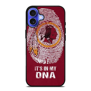 WASHINGTON REDSKINS FOOTBALL DNA iPhone 16 Case WASHINGTON REDSKINS FOOTBALL DNA iPhone 16 Case