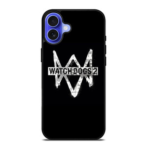 WATCH DOGS 2 LOGO iPhone 16 Case WATCH DOGS 2 LOGO iPhone 16 Case