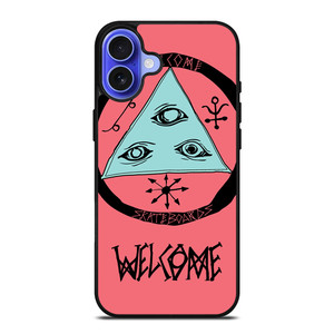 WELCOME SKATEBOARDS LOGO PINK iPhone 16 Case WELCOME SKATEBOARDS LOGO PINK iPhone 16 Case