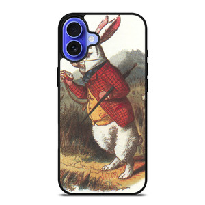 WHITE RABBIT ALICE IN WONDERLAND Disney iPhone 16 Case WHITE RABBIT ALICE IN WONDERLAND Disney iPhone 16 Case