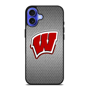 WISCONSIN BADGER EMBLEM iPhone 16 Case WISCONSIN BADGER EMBLEM iPhone 16 Case