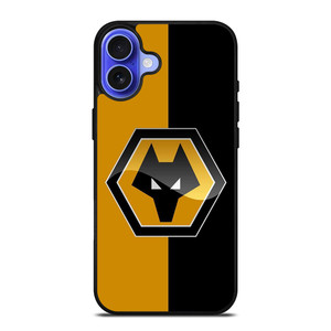 WOLVERHAMPTON WANDERERS FOOTBALL LOGO iPhone 16 Case WOLVERHAMPTON WANDERERS FOOTBALL LOGO iPhone 16 Case