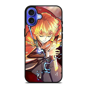 ZENITSU ANIME DEMON SLAYER iPhone 16 Case ZENITSU ANIME DEMON SLAYER iPhone 16 Case