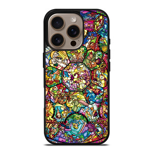ALL DISNEY CHARACTERS GLASS ART iPhone 16 Pro Case ALL DISNEY CHARACTERS GLASS ART iPhone 16 Pro Case