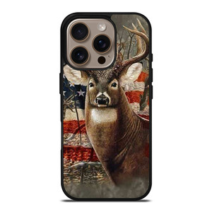 AMERICAN FLAG DEER BUCK CAMO iPhone 16 Pro Case AMERICAN FLAG DEER BUCK CAMO iPhone 16 Pro Case