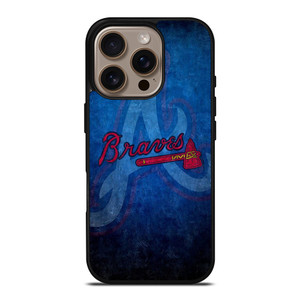 ATLANTA BRAVES A BASEBALL LOGO iPhone 16 Pro Case ATLANTA BRAVES A BASEBALL LOGO iPhone 16 Pro Case