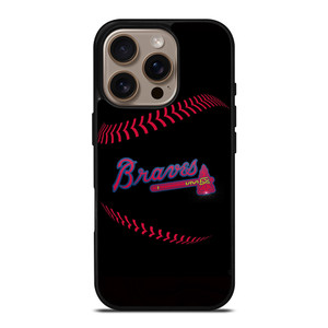 ATLANTA BRAVES BASEBALL MLB iPhone 16 Pro Case ATLANTA BRAVES BASEBALL MLB iPhone 16 Pro Case