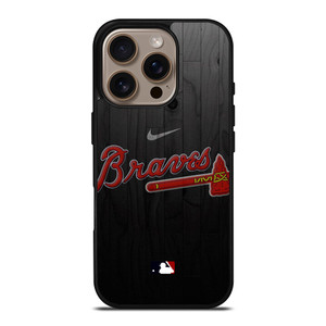 ATLANTA BRAVES MLB LOGO iPhone 16 Pro Case ATLANTA BRAVES MLB LOGO iPhone 16 Pro Case