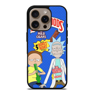 BACKWOODS RICK AND MORTY BLUE iPhone 16 Pro Case BACKWOODS RICK AND MORTY BLUE iPhone 16 Pro Case