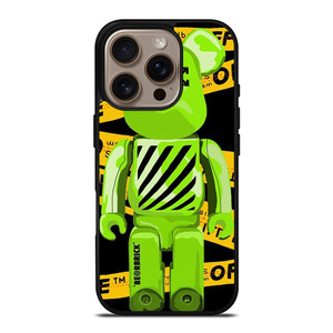 BEARBRICK X OFF WHITE iPhone 16 Pro Case BEARBRICK X OFF WHITE iPhone 16 Pro Case