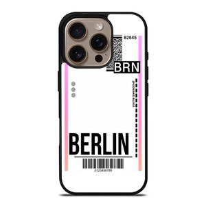 BERLIN BOARDING PASS iPhone 16 Pro Case BERLIN BOARDING PASS iPhone 16 Pro Case