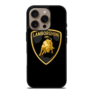 BLACK LAMBORGHINI iPhone 16 Pro Case
