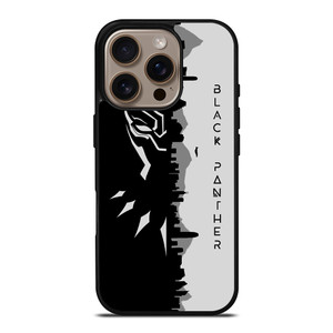 BLACK PANTHER BLACK WHITE FAN ART iPhone 16 Pro Case BLACK PANTHER BLACK WHITE FAN ART iPhone 16 Pro Case