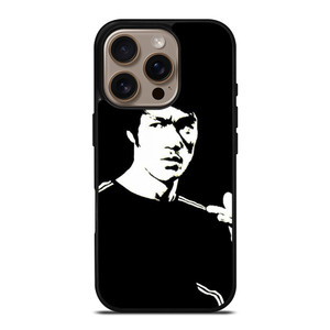 BRUCE LEE BLACK WHITE iPhone 16 Pro Case